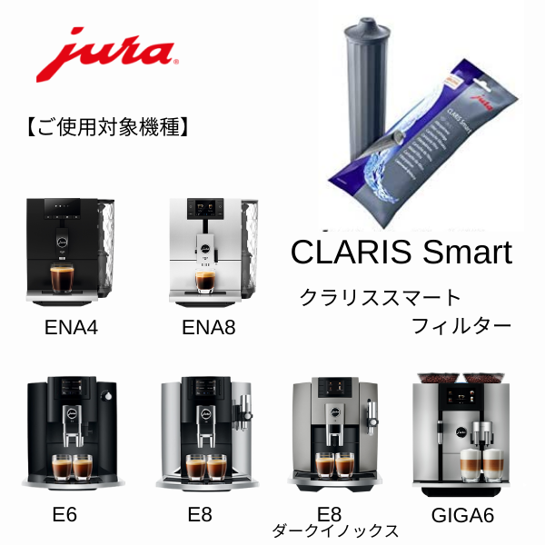 ENA8・E6・E8専用 JURA クラリススマート フィルター(浄水カートリッジ